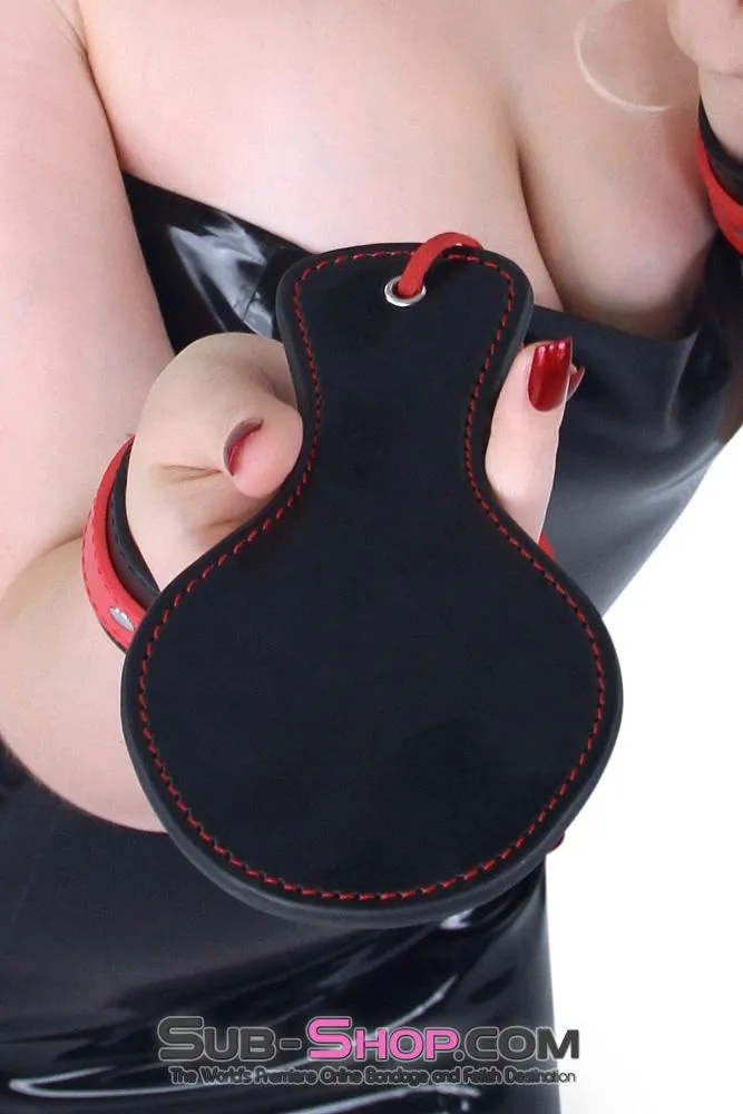 0215DL      French Kiss Red Stitched Mini Pocket Paddler