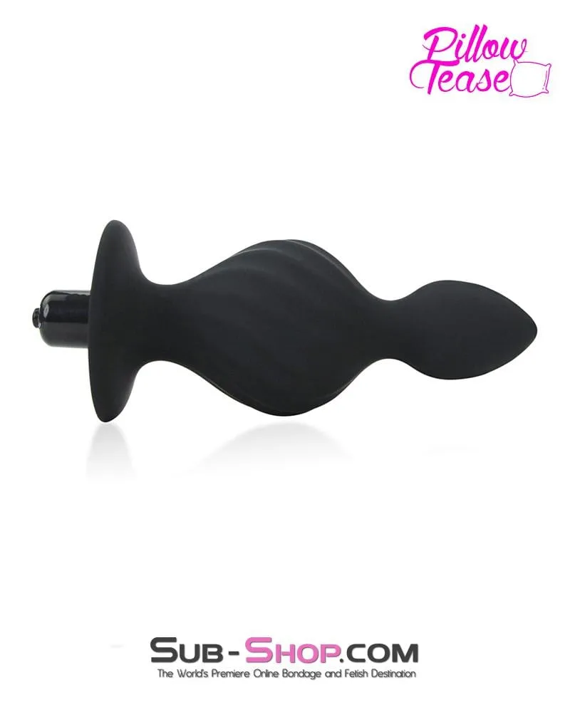 0409E      Genie Bottle Large Vibrating Butt Plug - LAST CHANCE - Final Closeout!