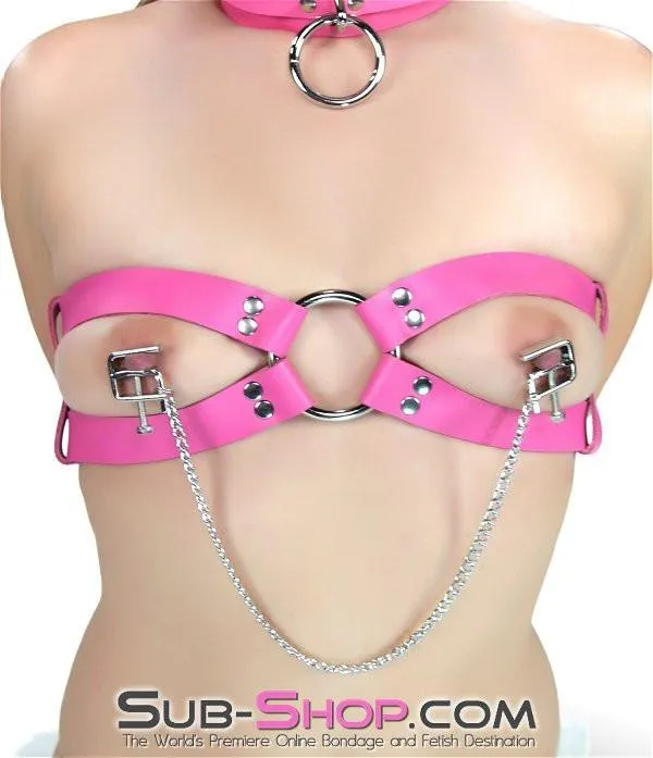 0512HS      Nipple Presses Chained Flat Nipple Clamps