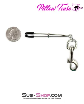 0550M      Tweezer Nipple Clamps with Snap Hook Weight Hanging Rings - MEGA Deal