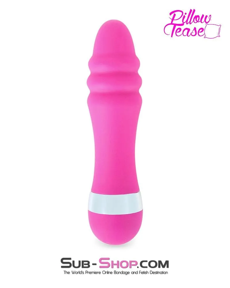 0641E      Ridged Pink Bullet Mini Vibrator - LAST CHANCE - Final Closeout!