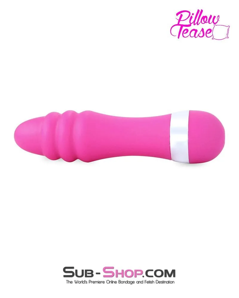 0641E      Ridged Pink Bullet Mini Vibrator - LAST CHANCE - Final Closeout!