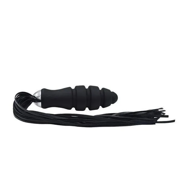 0889M-SIS      Sissy Bondage Toys Deluxe Large Graduated Silicone Anal Dildo Whip