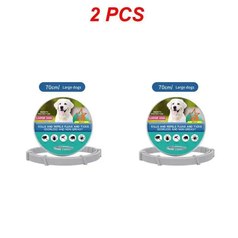 1/2/4PCS Pet Collars Anti-parasitic 1 Box/bag Tools For Protecting Pets Flea Collars For Dogs Cats Convenient Pet Supplies