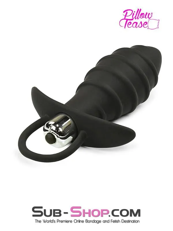 1309M      The Pacifier Ribbed Vibrating Butt Plug - LAST CHANCE - Final Closeout!
