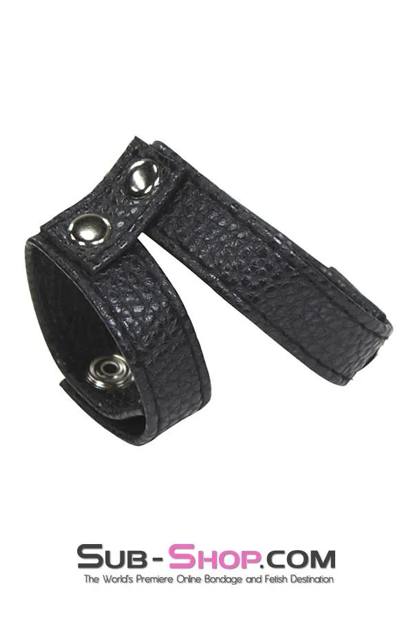 1580M      Adjustable Cock and Ball Snap Ring Strap