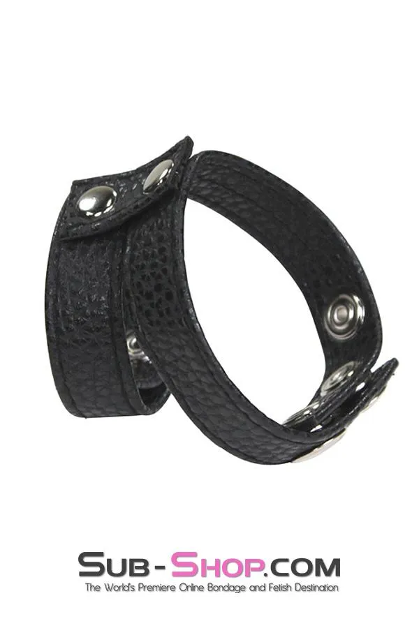 1580M      Adjustable Cock and Ball Snap Ring Strap