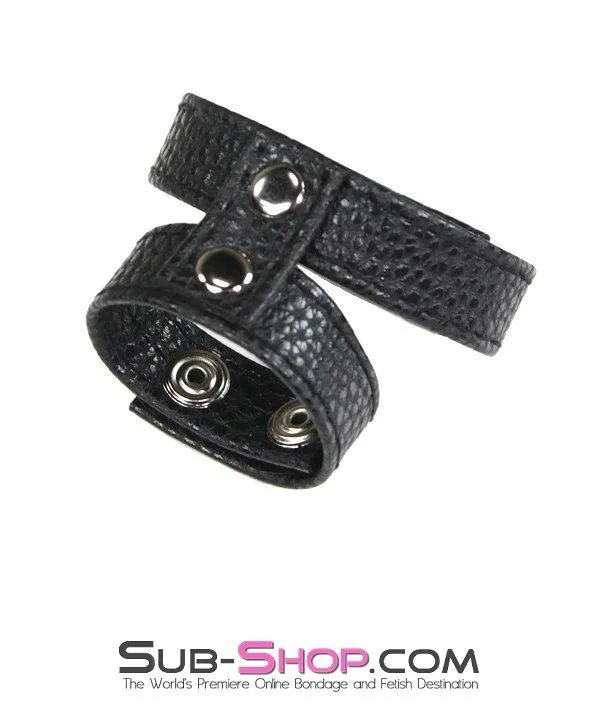1580M      Adjustable Cock and Ball Snap Ring Strap