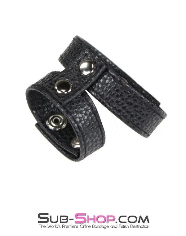 1580M      Adjustable Cock and Ball Snap Ring Strap
