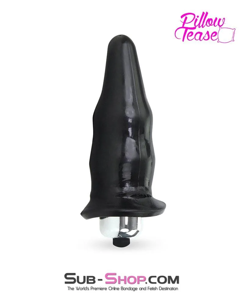 3765S      Vibrating Mini Beginner Butt Plug with Removable Buzzing Bullet