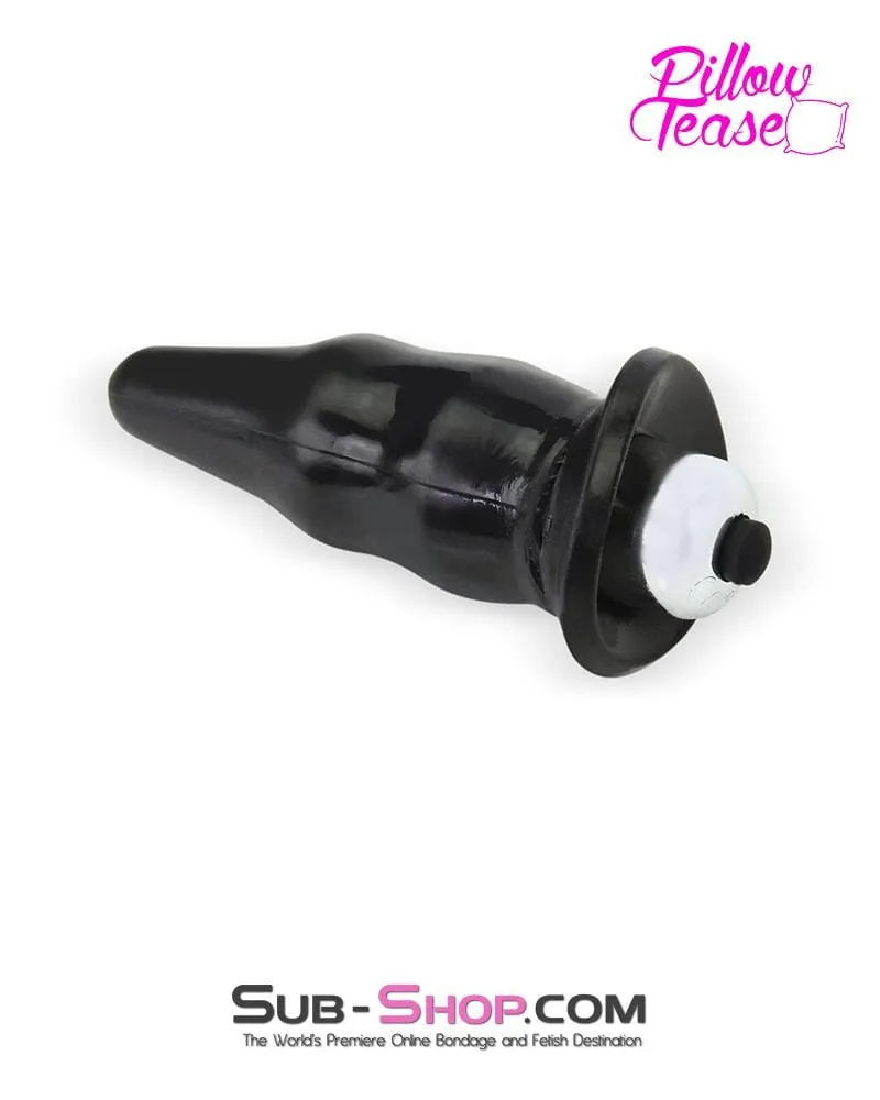 3765S      Vibrating Mini Beginner Butt Plug with Removable Buzzing Bullet