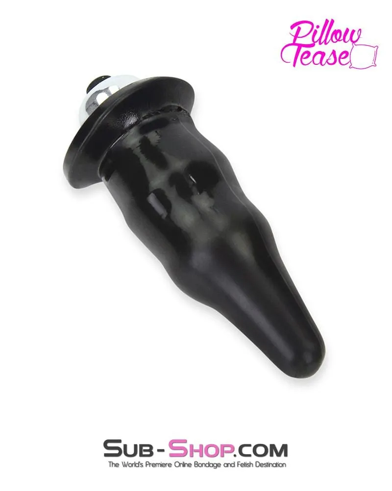 3765S      Vibrating Mini Beginner Butt Plug with Removable Buzzing Bullet