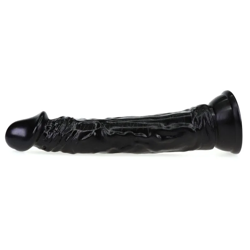 4602M      Fucking Machine Realistic Dildo Attachment, Black 9.8”