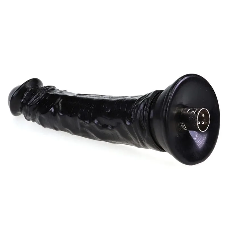 4602M      Fucking Machine Realistic Dildo Attachment, Black 9.8”