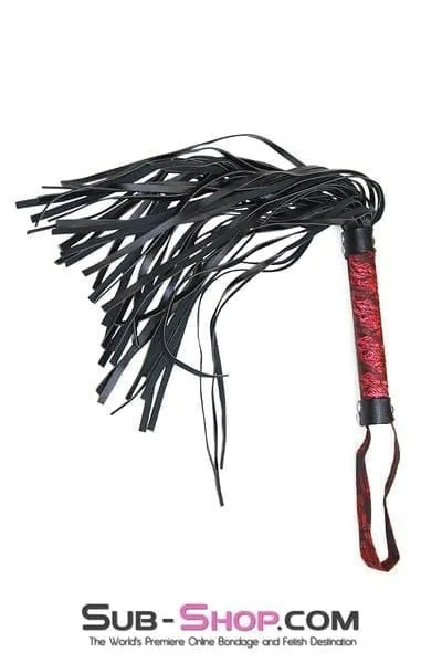 4793RS-SIS      Brocade Lace 17" Sissy Mistress Whip