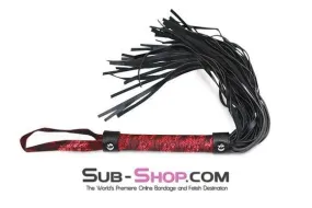 4793RS-SIS      Brocade Lace 17" Sissy Mistress Whip