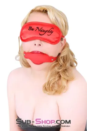 8922DL      Be Naughty Satin Love Mask