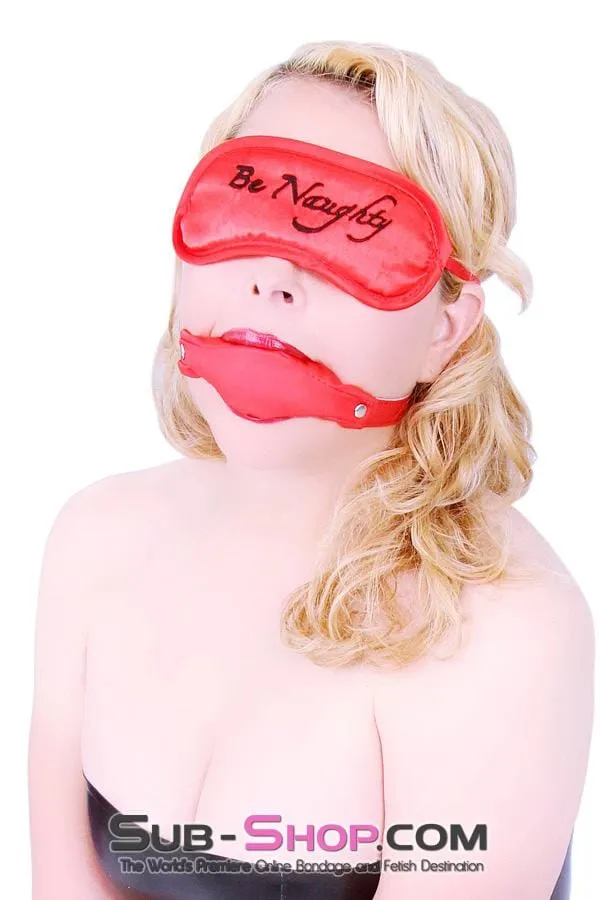 8922DL      Be Naughty Satin Love Mask