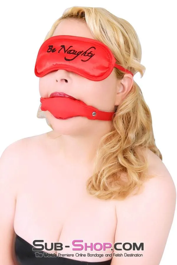8922DL      Be Naughty Satin Love Mask