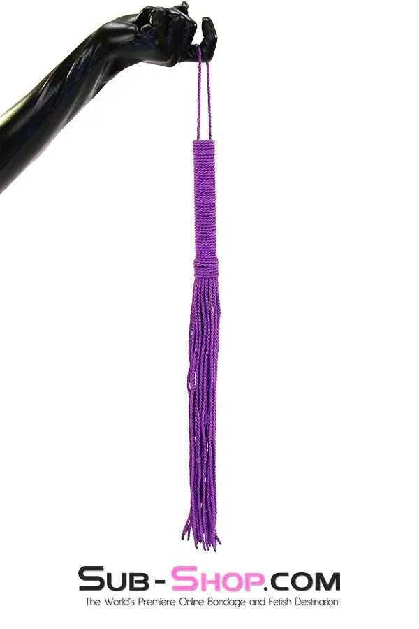 9034DL      Strike a Cord 19” Purple Strand Whip - LAST CHANCE - Final Closeout!