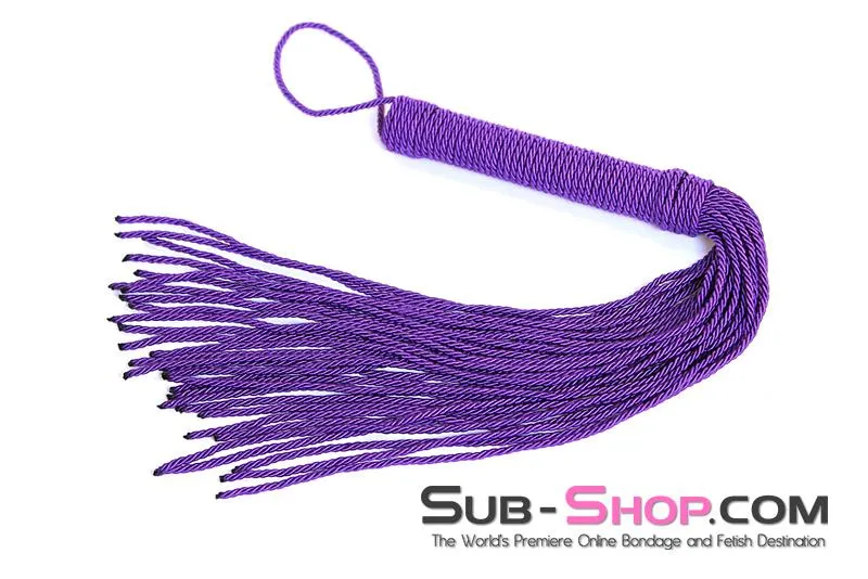 9034DL      Strike a Cord 19” Purple Strand Whip - LAST CHANCE - Final Closeout!