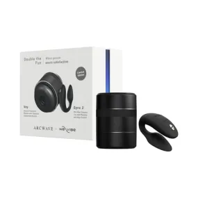 Arcwave x We-Vibe Double the Fun - Voy   Sync 2 Black