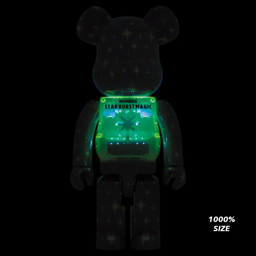 Asami Matsumura Star Burst Magic 1000% Bearbrick by Medicom Toy