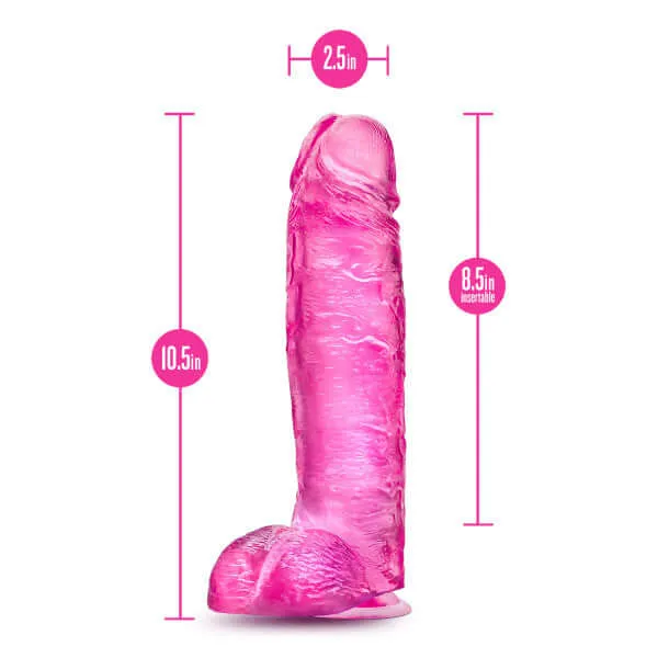B Yours Plus Big N Bulky Pink Dildo