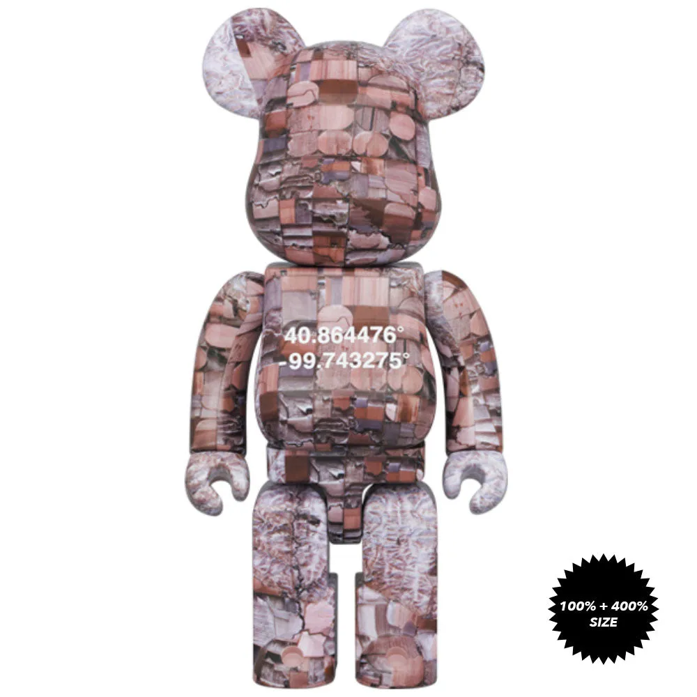 Benjamin Grant OVERVIEW Nebraska 100%   400% Bearbrick Set by Medicom Toy