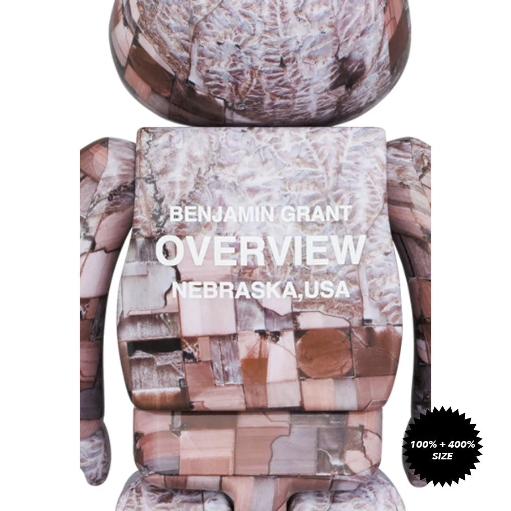 Benjamin Grant OVERVIEW Nebraska 100%   400% Bearbrick Set by Medicom Toy