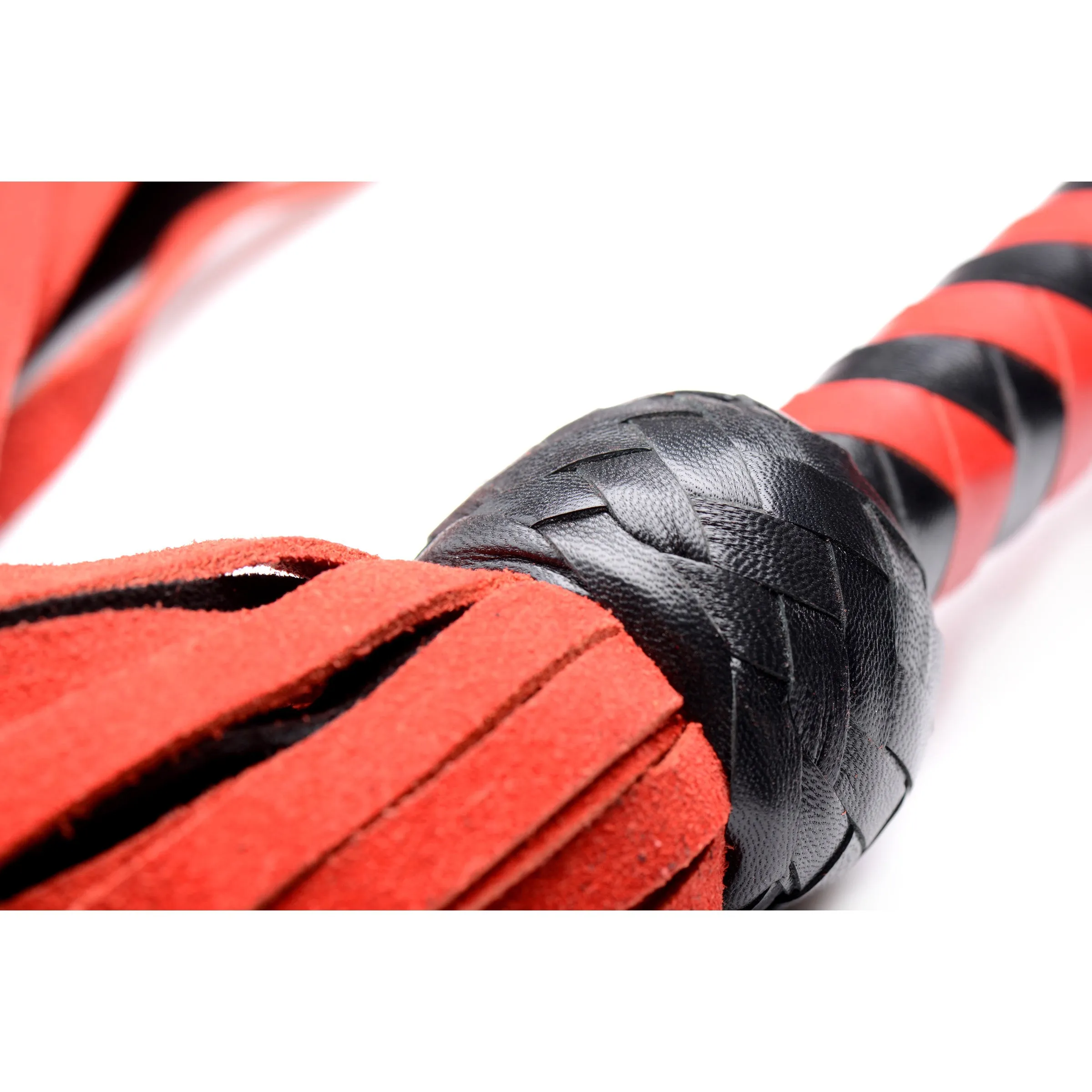 Black and Red Suede Flogger
