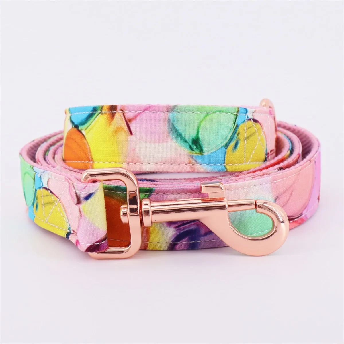 Bubbly Bubbles: Personalized Bowtie And Leash Set