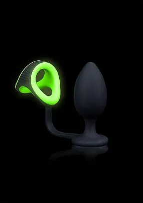 Butt Plug W/ Cock Ring & Ball Strap