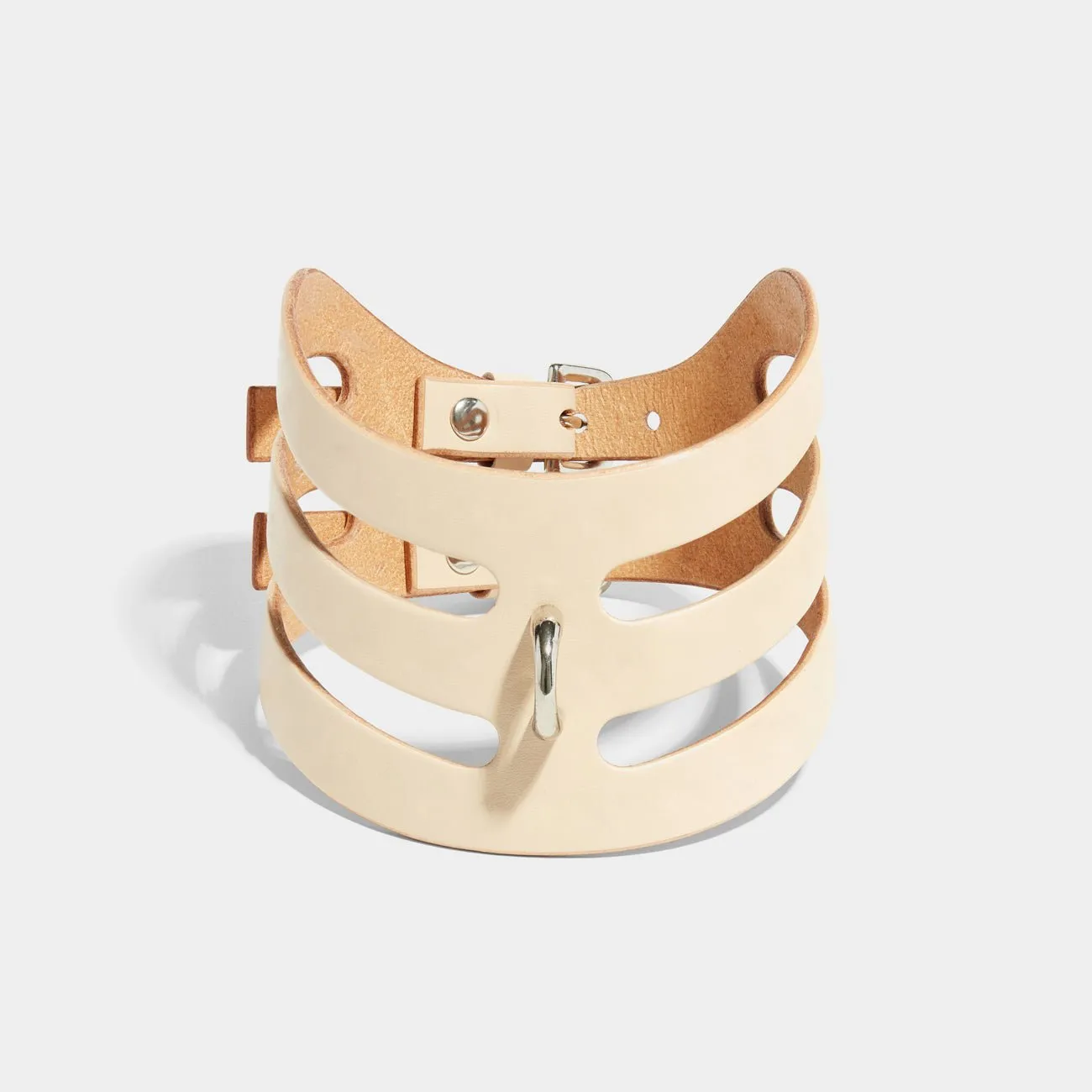 CUT OUT POSTURE COLLAR NATURAL