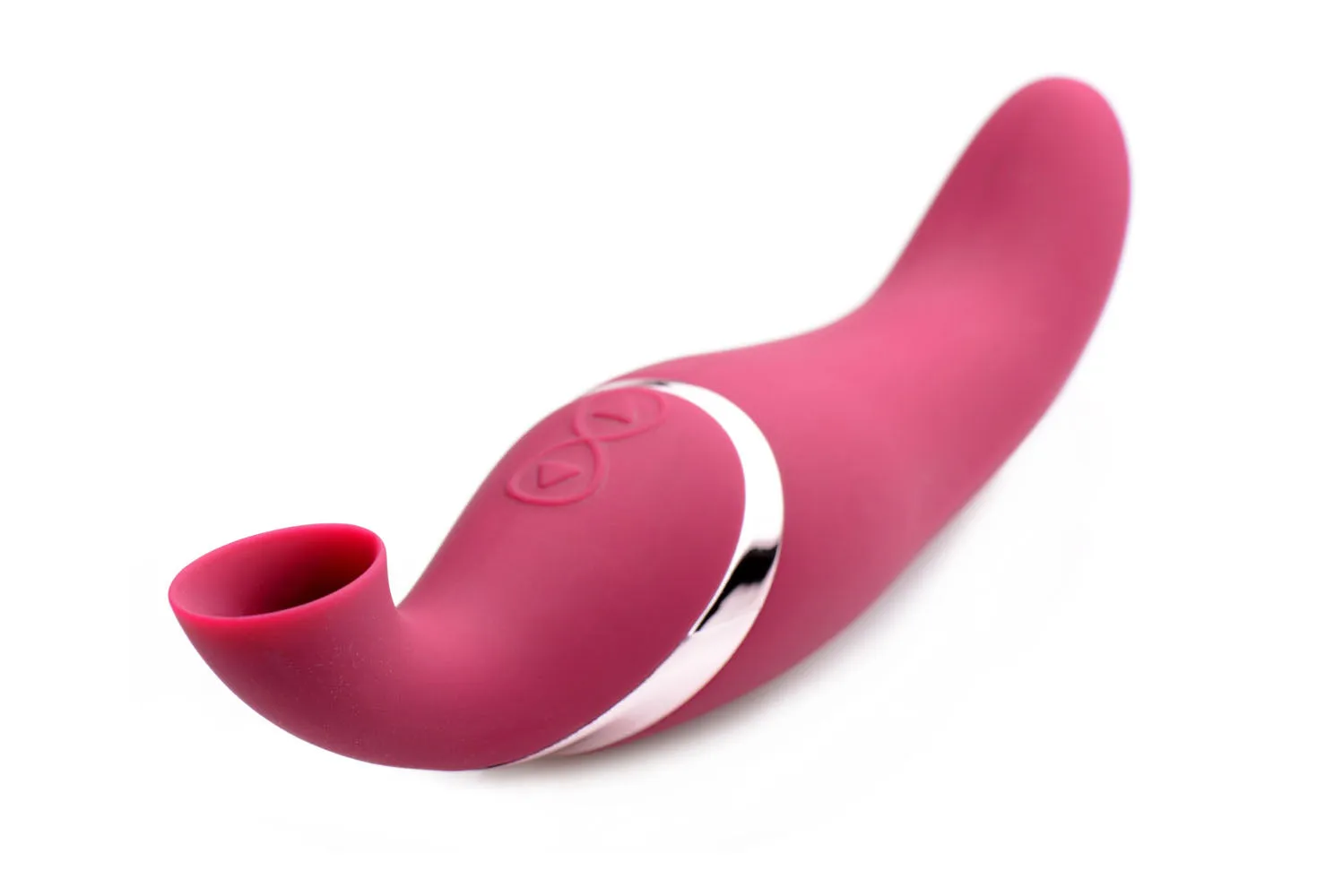 Double-Ended Clit and G-Spot Vibrator with 12-Speed Suction Magic