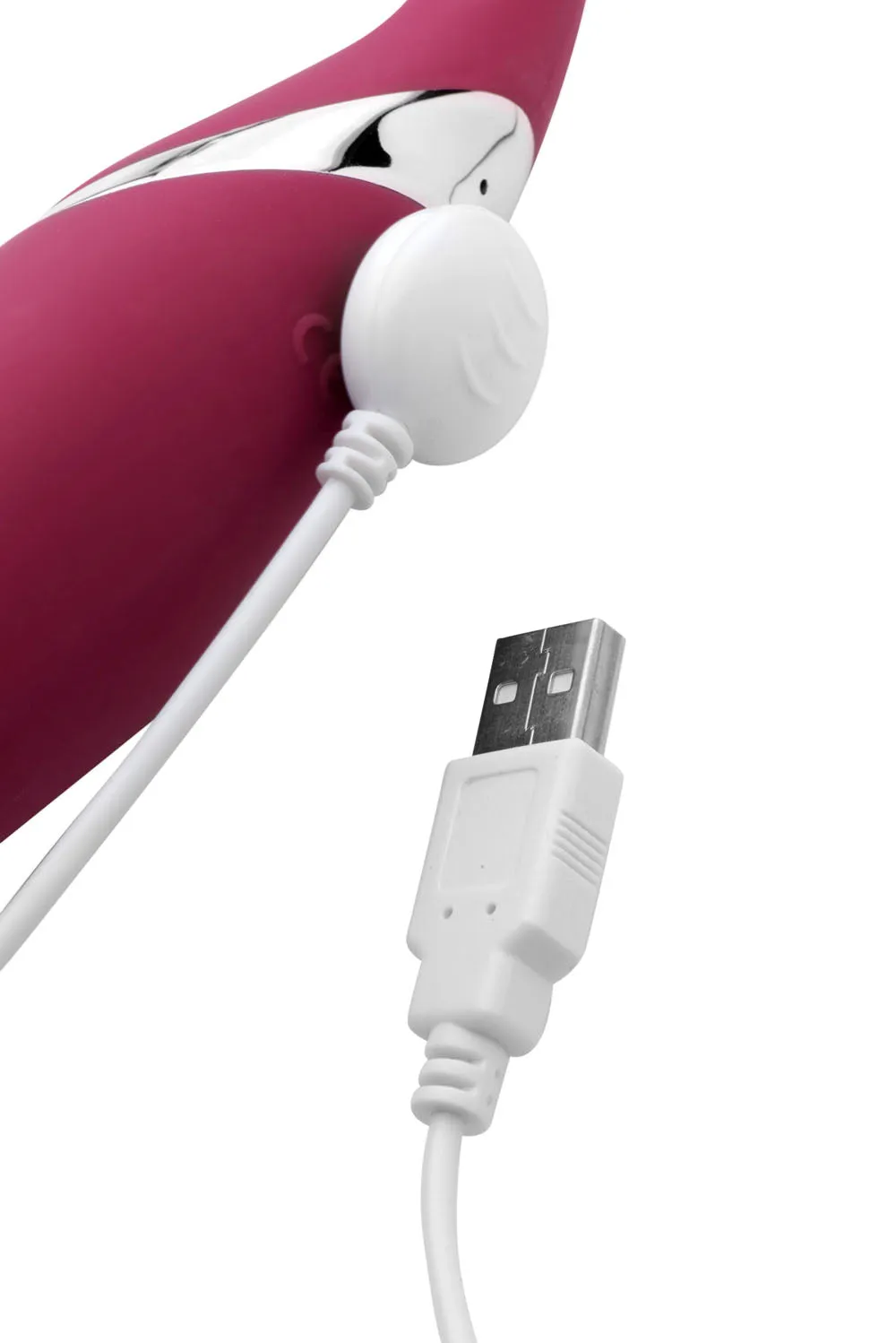 Double-Ended Clit and G-Spot Vibrator with 12-Speed Suction Magic