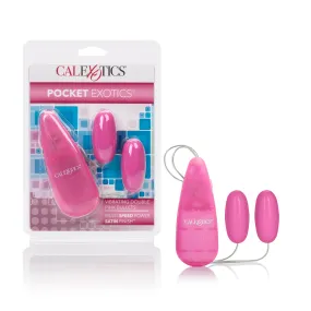 Double Pink Passion Vibing Bullets - Silky Smooth Multi-Speed Fun!