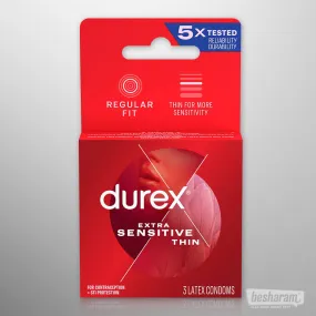 Durex Extra Sensitive Lubricated Condoms