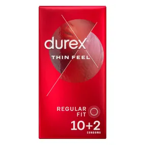Durex Thin Feel Regular-Fit Latex Condoms