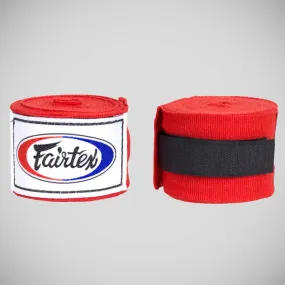 Fairtex HW2 4.5m Hand Wraps Red