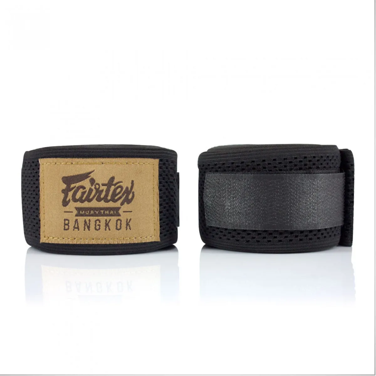 Fairtex HW4 Mesh Hand Wraps Black