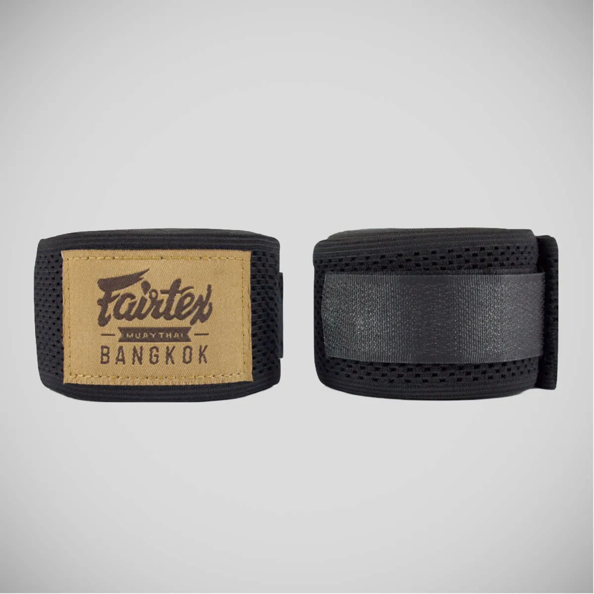 Fairtex HW4 Mesh Hand Wraps Black