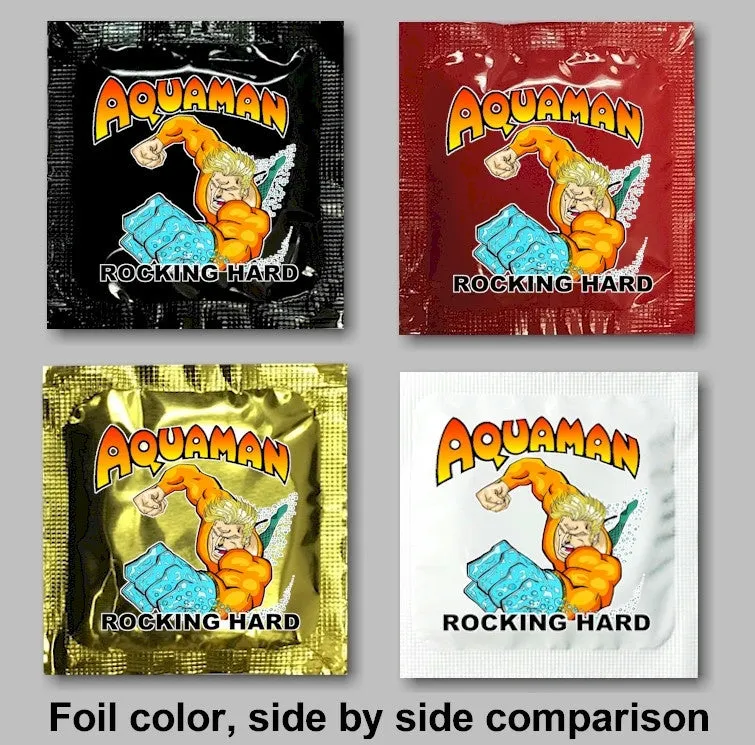 Foil Wrapper Condoms printed in full color