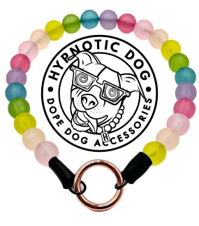 Frosted Rainbow MINI Acrylic [Small Dog/Cat Bead Collar]