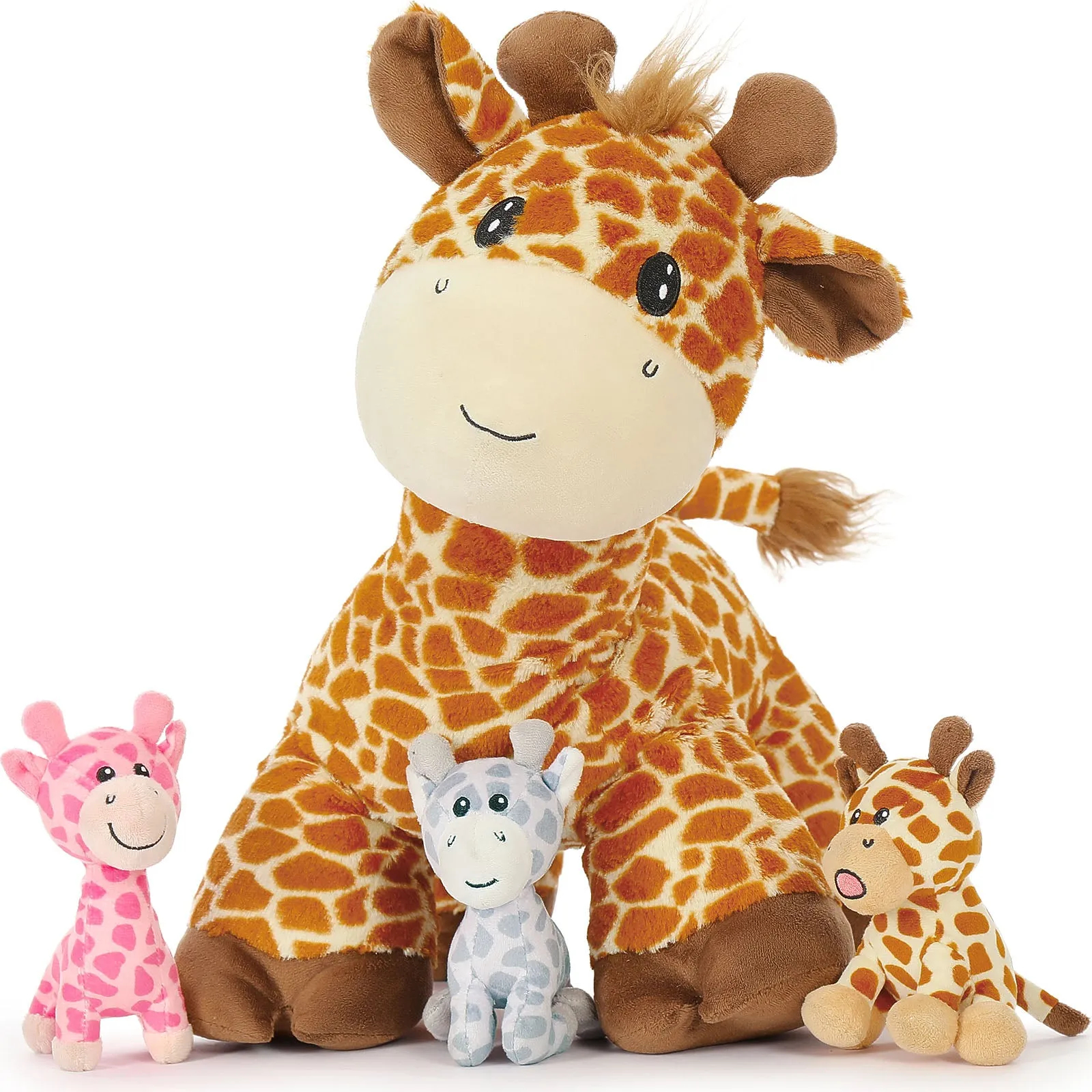 Giraffe Plush Toys Jungle Stuffed Animals, 18 Inches