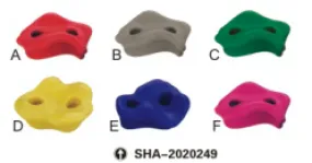 Gold Multicolor Outdoor Playground-Climbling Stones Set