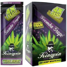 Kingpin Hemp Wraps 4x 100 Ct