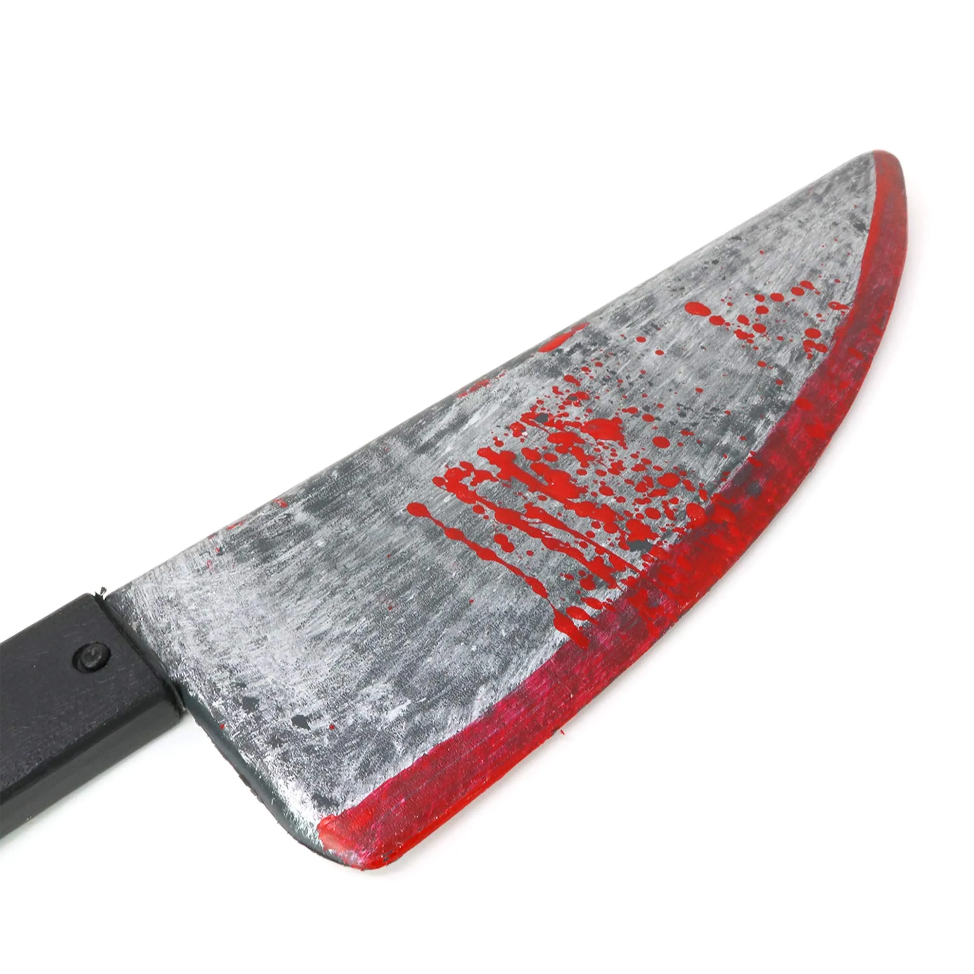Large Bloody Knife 16" Long, Realistic Looking Prank Toy, Fake Plast...op or Gag Blade for Halloween Haunted House, April Fools