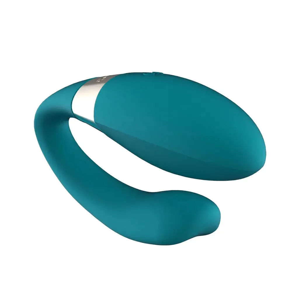 Lelo Silicone Blue Rechargeable Bendable Clitoral Vibrator with Remote