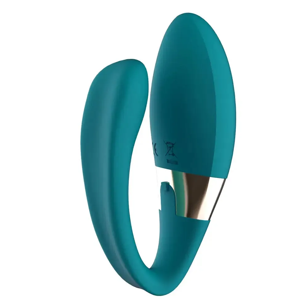 Lelo Silicone Blue Rechargeable Bendable Clitoral Vibrator with Remote